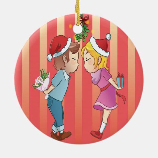 Décoration En Céramique Noël à Mistletoe (Dos)