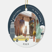 Décoration En Céramique Noël à New York Keepsaké photo (Gauche)