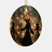 Décoration En Céramique Noël à Yule Witch (Droite)