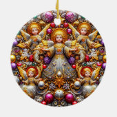 Décoration En Céramique NOËL ~ Anges 19e siècle ~ (Dos)