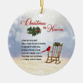 Décoration En Céramique Noël au Ciel - Vide Chaise (Devant)