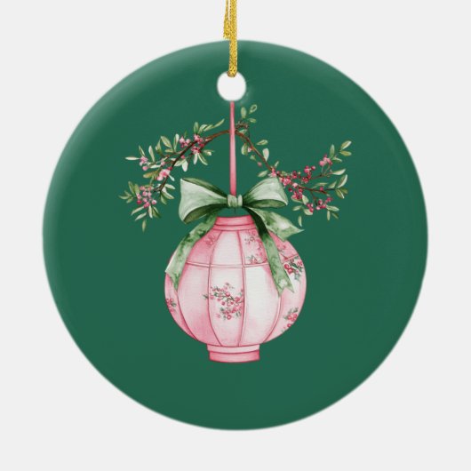 Décoration En Céramique Noël au Japon Voyage personnalisé (Dos)