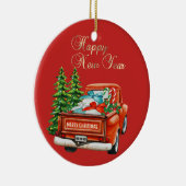 Décoration En Céramique Noël au pin rouge (Droite)