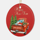 Décoration En Céramique Noël au pin rouge (Gauche)