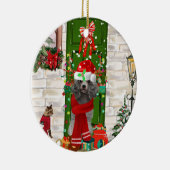 Décoration En Céramique Noël aux canicules (Droite)