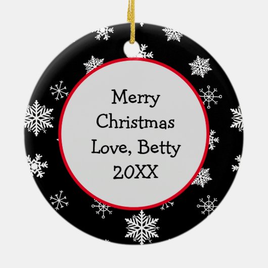 Décoration En Céramique Noël avec mes Gnomies (Dos)