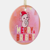 Décoration En Céramique Noël axolotl (Droite)