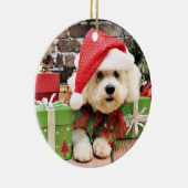 Décoration En Céramique Noël - Bichon Frise - marguerite (Droite)