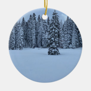 Décoration En Céramique Noël blanc de Tahoe !