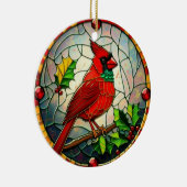 Décoration En Céramique Noël Cardinal Bird (Droite)