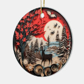 Décoration En Céramique Noël Christian Personnalisé Russe (Gauche)