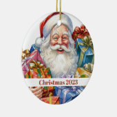 Décoration En Céramique Noël classique de Jolly Santa Claus (Droite)