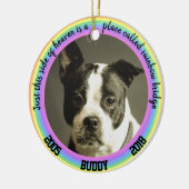 Décoration En Céramique Noël commémoratif personnalisé de pont en (Gauche)