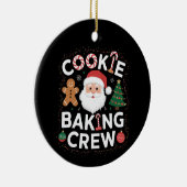 Décoration En Céramique Noël Cookie Baking Crew Famille Noël (Droite)