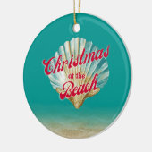 Décoration En Céramique Noël côtier au Beach Sand and Seashell (Gauche)