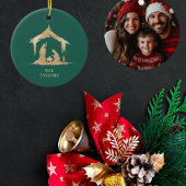 Décoration En Céramique Noël Crèche religieuse Scène Famille Photo