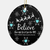 Décoration En Céramique Noël Croire l'ornement (Gauche)