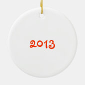 Décoration En Céramique Noël d'amarante de l'Arizona (Dos)