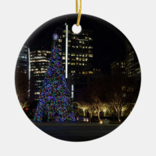 Décoration En Céramique Noël dans le centre-ville de Dallas