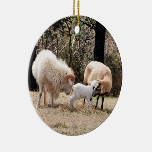 Décoration En Céramique Noël dans une ferme (Droite)