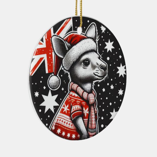 DÉCORATION EN CÉRAMIQUE NOËL D'AUSTRALIE (Droite)