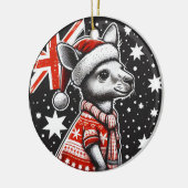 DÉCORATION EN CÉRAMIQUE NOËL D'AUSTRALIE (Gauche)