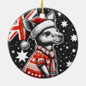 DÉCORATION EN CÉRAMIQUE NOËL D'AUSTRALIE (Dos)