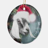 Décoration En Céramique Noël de chèvre nubienne (Gauche)
