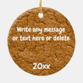 Décoration En Céramique Noël de chèvre nubienne (Dos)