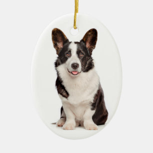 Décoration En Céramique Noël de Corgi