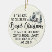 Décoration En Céramique Noël de la famille chrétienne (Gauche)