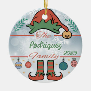 Décoration En Céramique Noël de la famille Elf