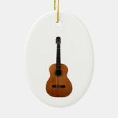 Décoration En Céramique Noël de la guitare acoustique (Dos)