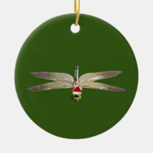 Décoration En Céramique Noël de la libellule aux feux Casquettes