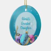 Décoration En Céramique Noël de la plus grande fille du monde (Droite)