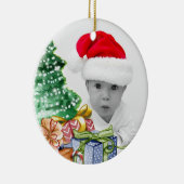 Décoration En Céramique Noël de la première photo du bébé (Droite)