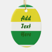 Décoration En Céramique Noël de la tête de fromage Wisconsin (Dos)