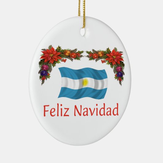 Décoration En Céramique Noël de l'Argentine (Droite)