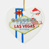 Décoration En Céramique Noël de Las Vegas (Dos)