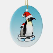 Décoration En Céramique Noël de l'empereur Penguin (Droite)