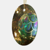 Décoration En Céramique Noël de paon (Gauche)