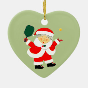 Décoration En Céramique Noël de Pickleball