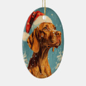 Décoration En Céramique Noël de Vizsla (Droite)