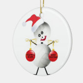 Décoration En Céramique Noël de volley-ball (Gauche)