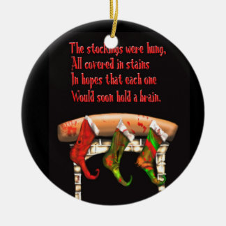 Décoration En Céramique Noël de zombi