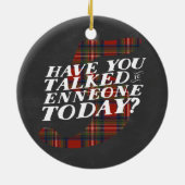 Décoration En Céramique Noël d'Enneagram 5 orienté (Dos)