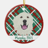 Décoration En Céramique Noël des Grands Pyrénées (Devant)