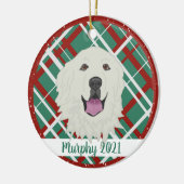 Décoration En Céramique Noël des Grands Pyrénées (Gauche)