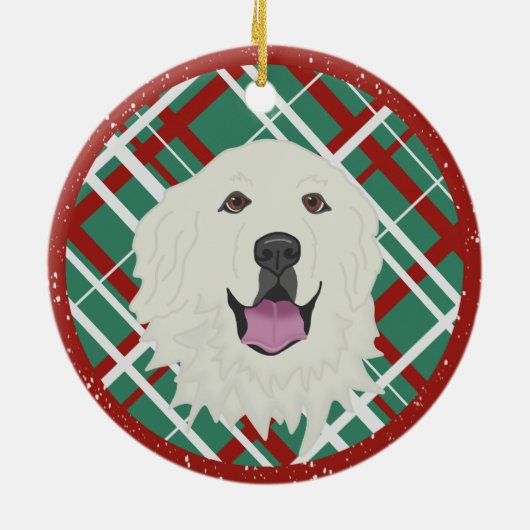 Décoration En Céramique Noël des Grands Pyrénées (Dos)