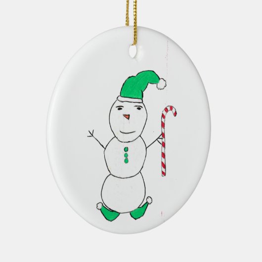 Décoration En Céramique Noël des motoneiges (Droite)